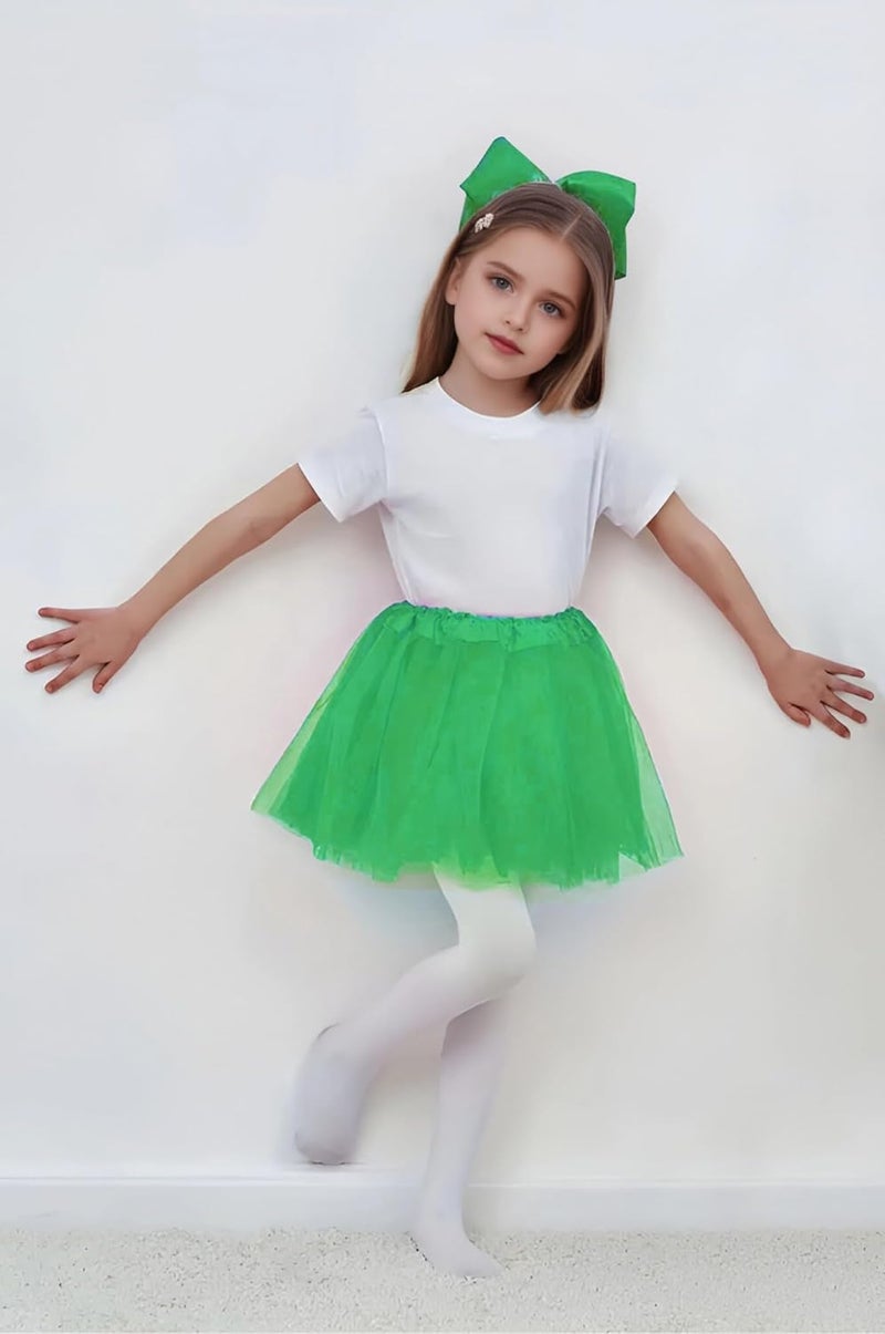 Jastore Girls Tutu Skirt 4 Layers Tulle Tutus for Girls Fluffy Ballet Dress Up for Toddler Kids Children - Image 4
